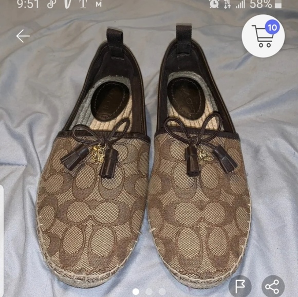 Iso this Coach Espadrille Shoe in a 7.5 or 8 - Picture 1 of 1